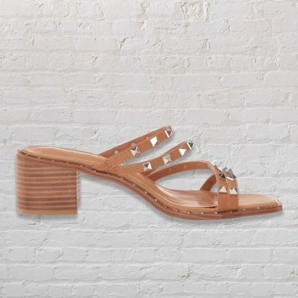 Madden Girl Roam Studded Block Heel City Sandal - Picture 2 of 4